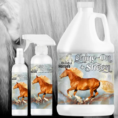 The Blissful Horses Shine-On! + Sheen Coat Spray 1 Gallon