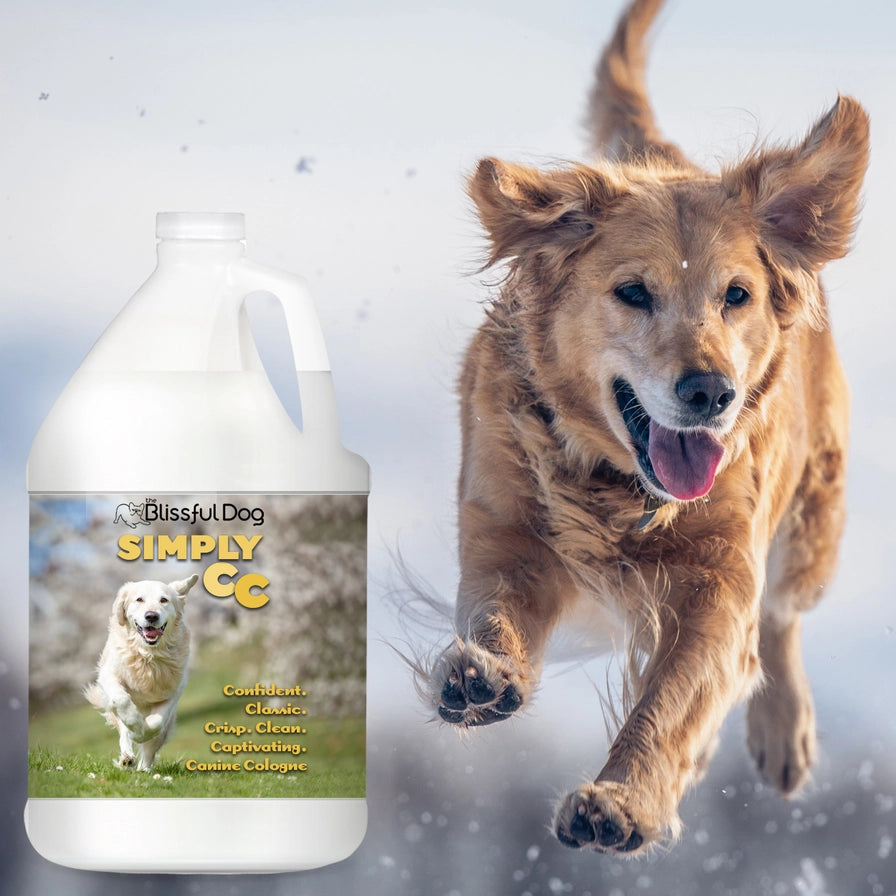 Simply Cc Dog Cologne | Crisp, Clean, Classic | Gallon