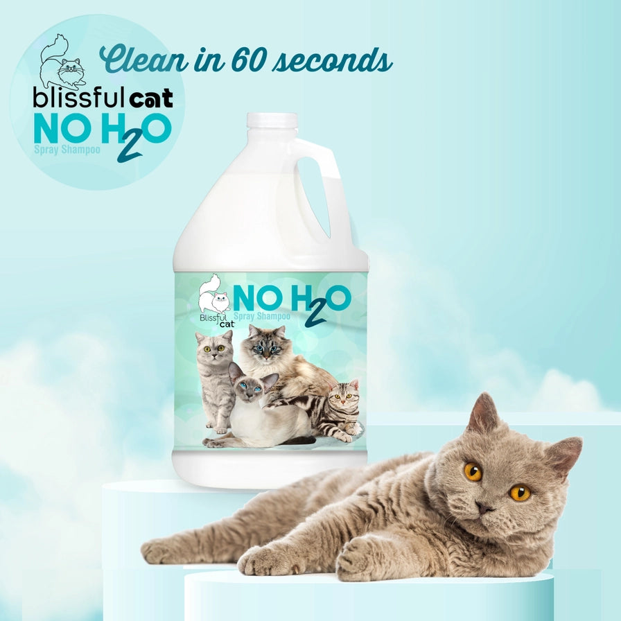The Blissful Cat No H2O Spray Shampoo - 1 Gallon
