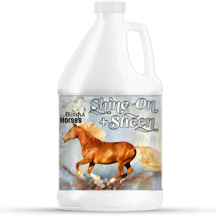 The Blissful Horses Shine-On! + Sheen Coat Spray 1 Gallon