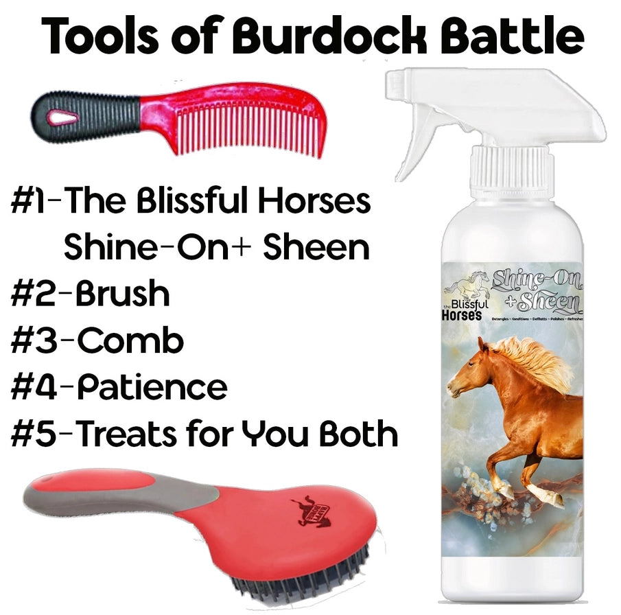 The Blissful Horse Shine-On+Sheen Coat Spray