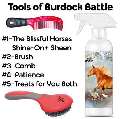 The Blissful Horse Shine-On+Sheen Coat Spray