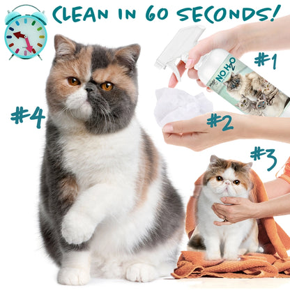 The Blissful Cat Shampoo Combo Kit, Set of 3 with Towel