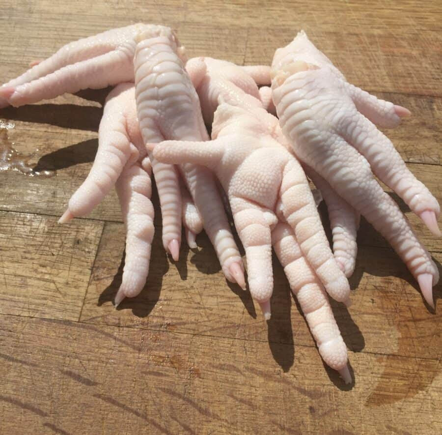 Raw Chicken Feet