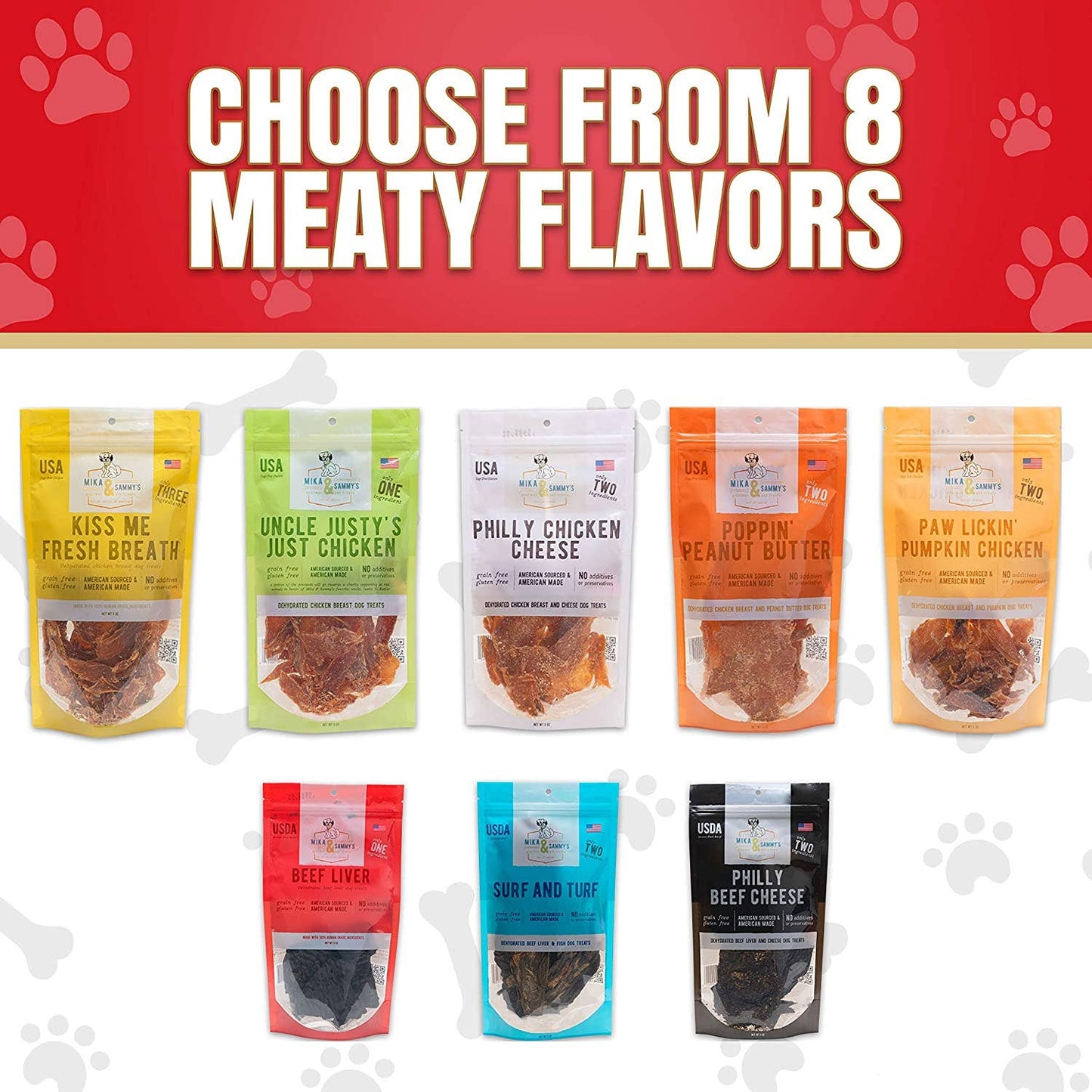 Mika and Sammy's Gourmet Pet Treats - Blazin' Beef aka Beef Liver: 5oz Bag