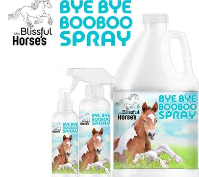 The Blissful Horses Bye Bye Boo Boo Spray - 16 Ounce