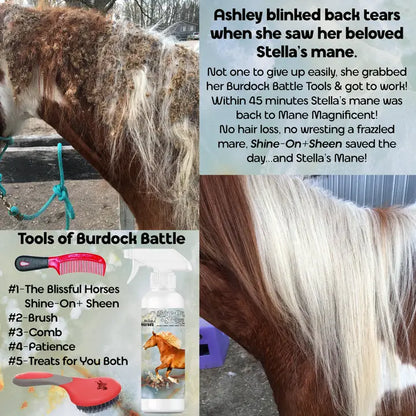The Blissful Horses Shine-On! + Sheen Coat Spray 1 Gallon