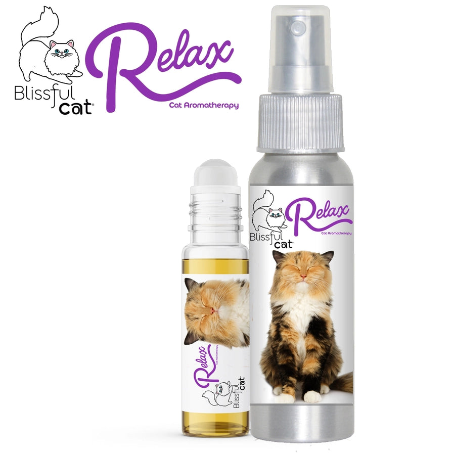 The Blissful Cat Relax Aromatherapy Spray &amp; Roll-On