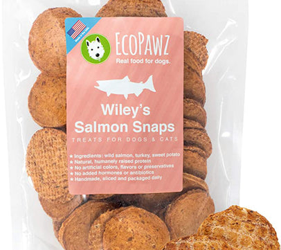 Ecopawz - Wiley’s Salmon Snaps - 4 oz. Bag
