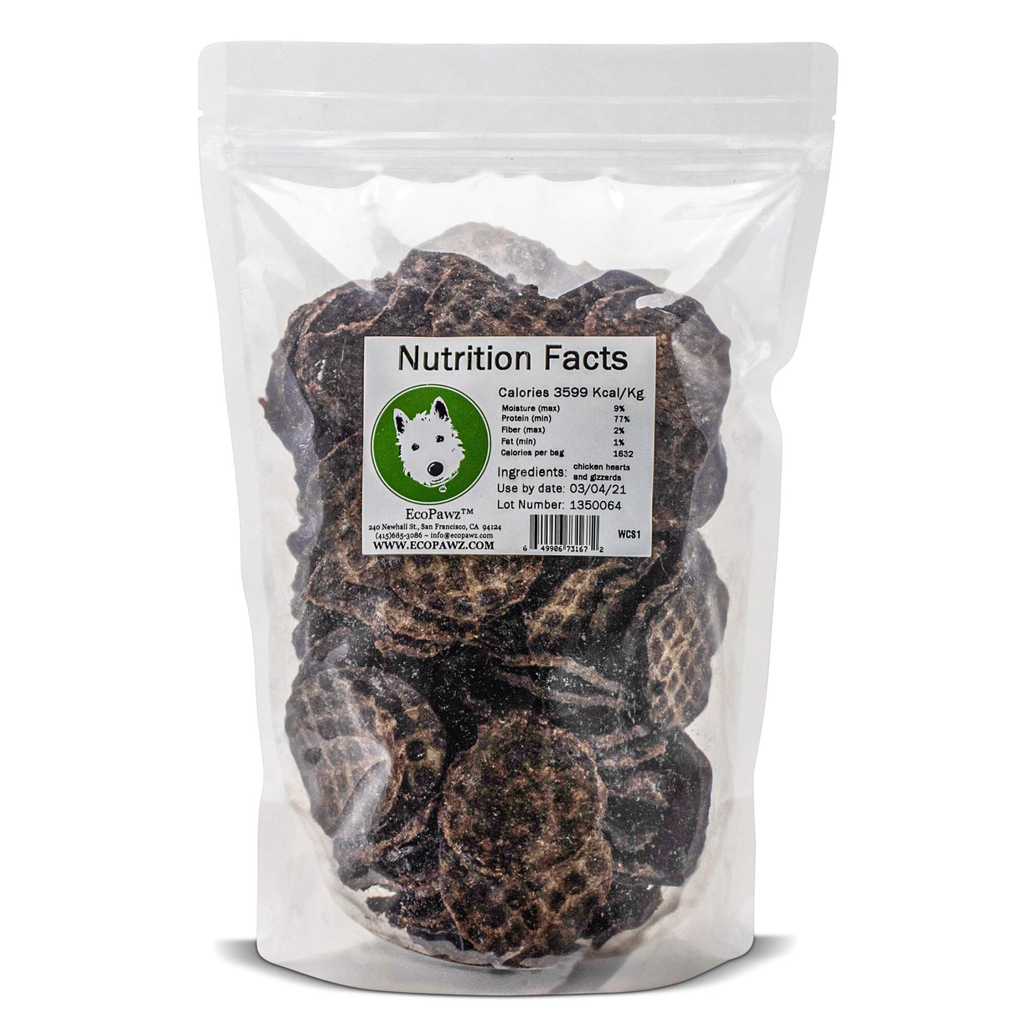 Ecopawz - Wiley’s Chicken Snaps - 4 oz. Bag