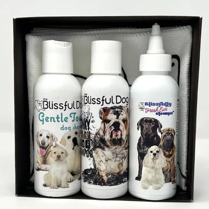 The Blissful Dog Shampoo Combo Kit, Set of 3 with Towel