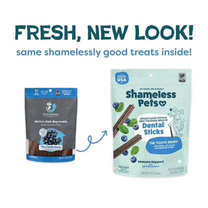The Tooth Berry Dental Sticks Dog Treats