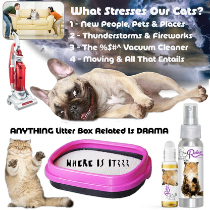 The Blissful Cat Relax Aromatherapy Spray &amp; Roll-On