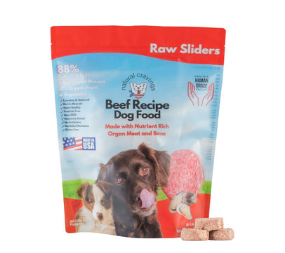 Dog Raw Beef Slider
