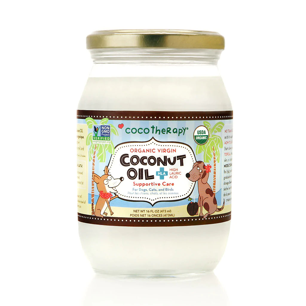 Virgin Coconut Oil - USDA Certified Organic Coconut Oil for dogs, cats, & birds