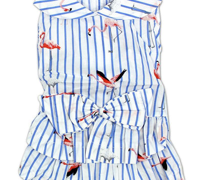 Parisian Pet Flamingo Dog Dress