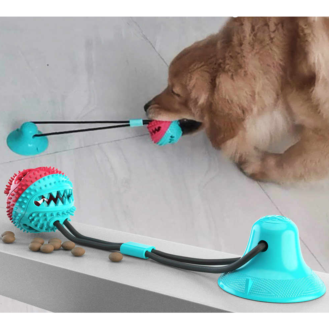 Treat Dispensing Dog Pull Toy Omorog Raw Pet Food