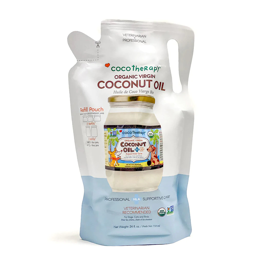 Virgin Coconut Oil - USDA Certified Organic Coconut Oil for dogs, cats, &amp; birds