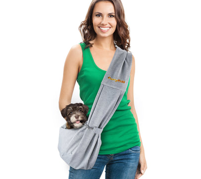 Furry Fido Classic Pet Sling - Grey