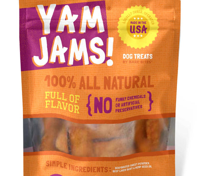 Bare Bites - 3 oz Yam Jams Stand-Up Pouch Bag