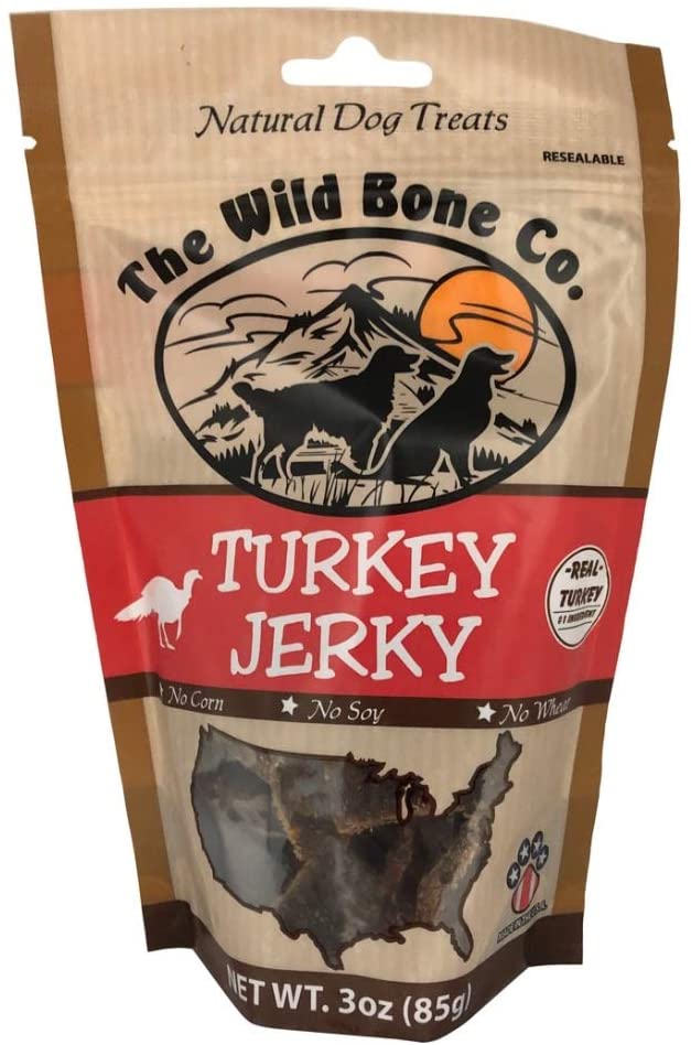 Wild Bone Company Turkey Jerky Natural Dog Treats