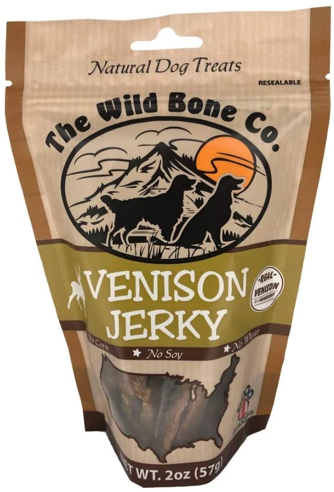 Wild Bone Company Venison Jerky Natural Dog Treats