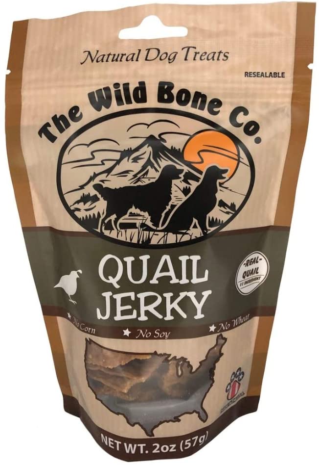 Wild Bone Company Quail Jerky Natural Dog Treats