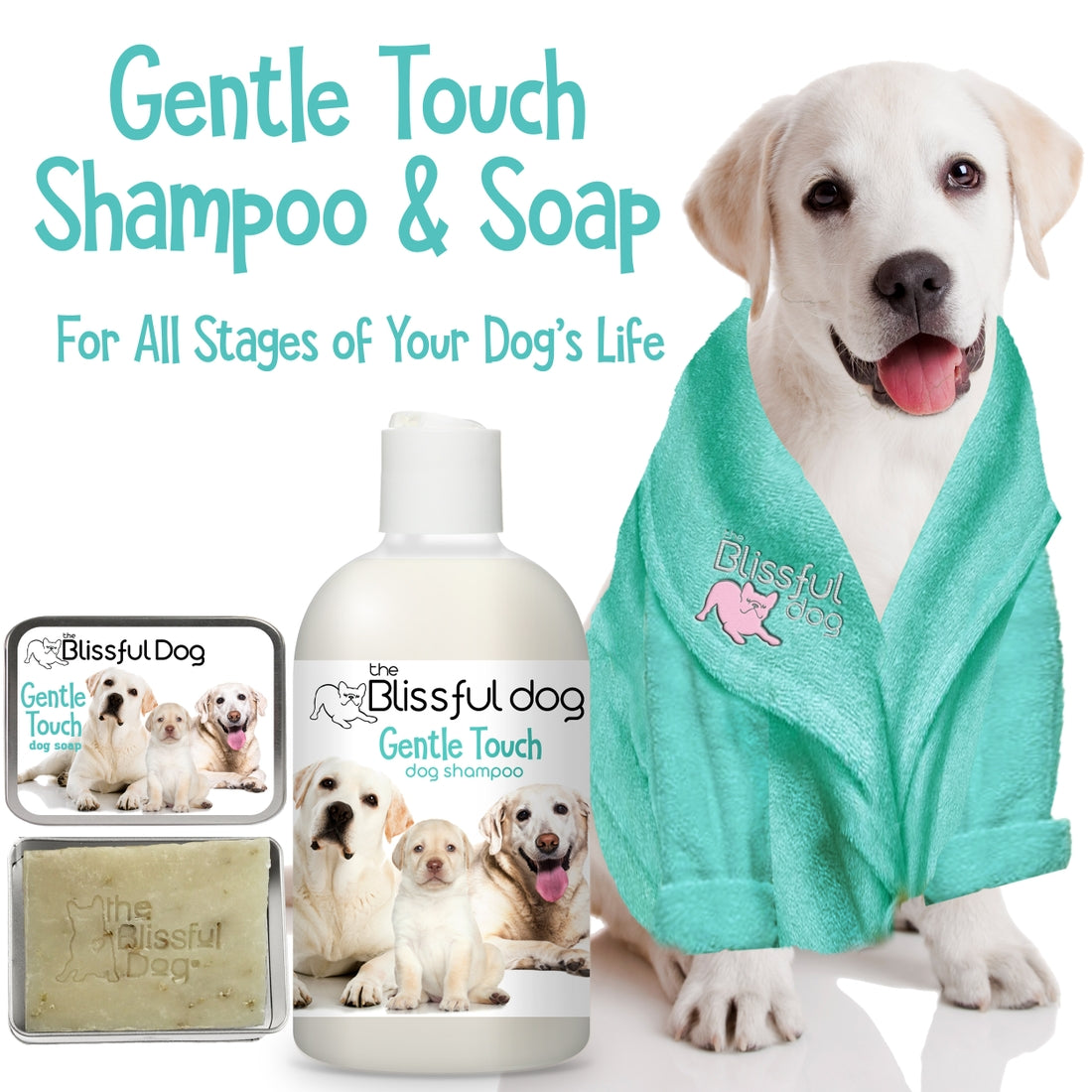 Gentle Touch Shampoo for Puppies, Sensitive Dogs &amp; Seniors