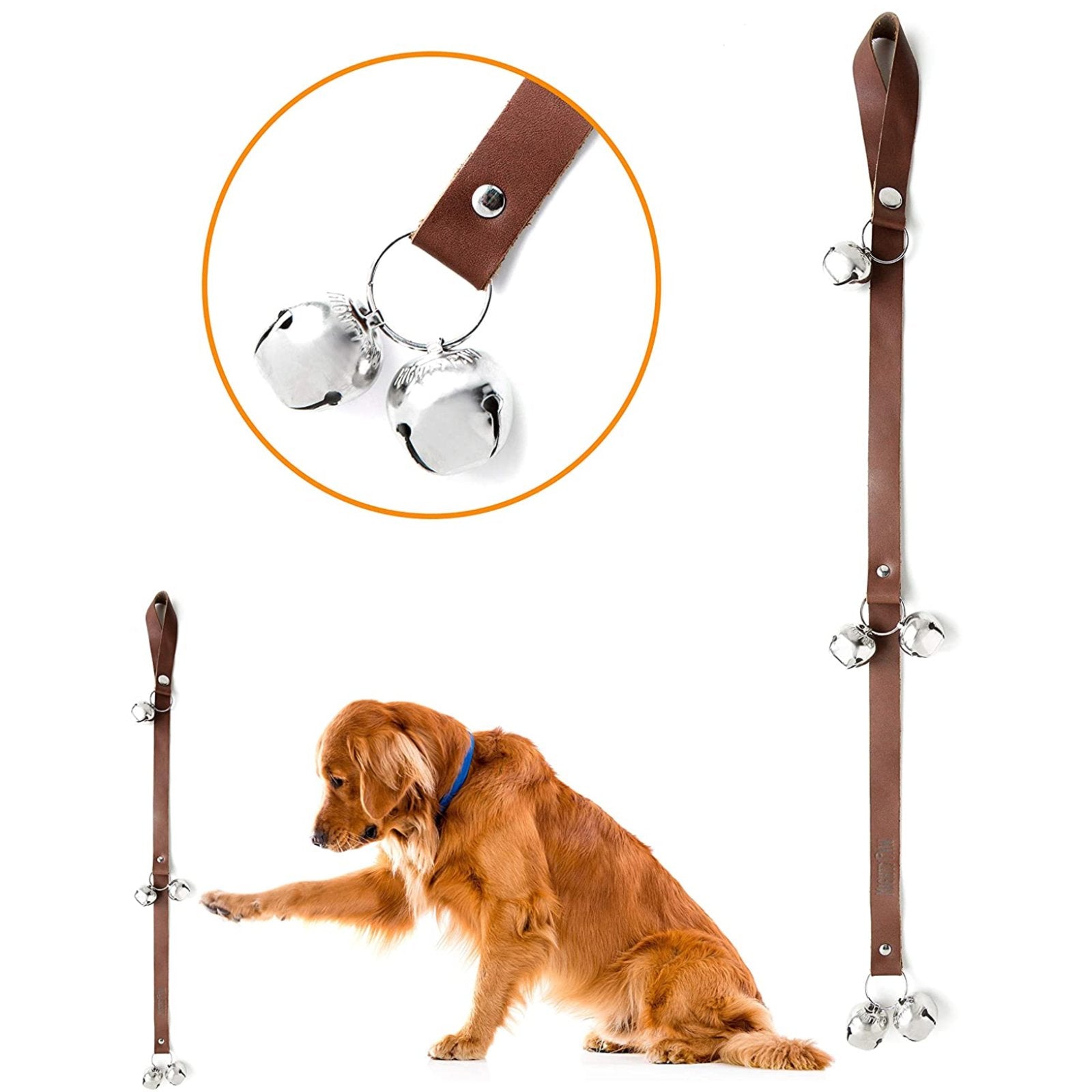 Tinkle Bells - Leather (Dog Training Bells)