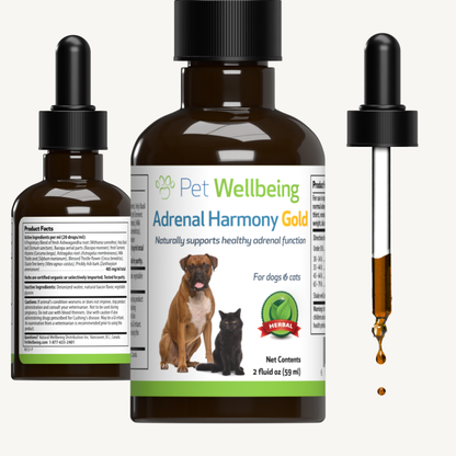 Pet Wellbeing - Adrenal Harmony Gold - for Dog Cushing&