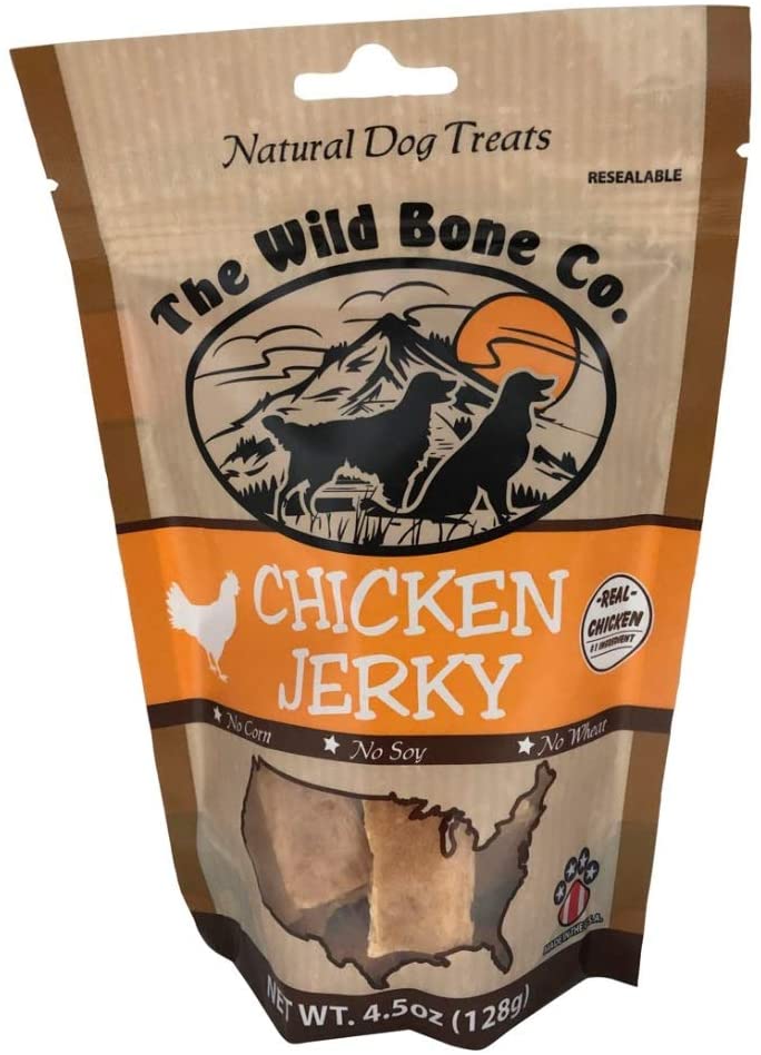 Wild Bone Company Chicken Jerky Natural Dog Treats