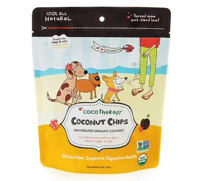 Organic Coconut Chips - Raw Coconut for dogs, cats, birds