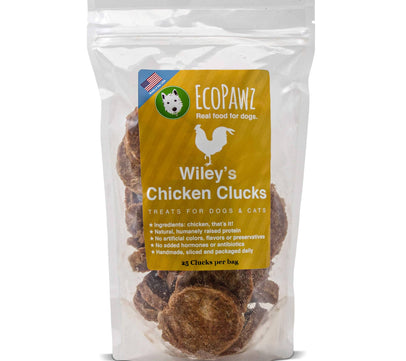 Ecopawz - Wiley’s Chicken CLUCKS - 25 Count Each