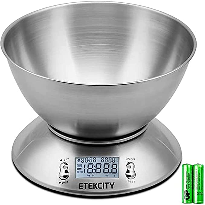 Etekcity Food Kitchen Scale, Digital Weight Grams and Oz for Cooking,  Baking, Me