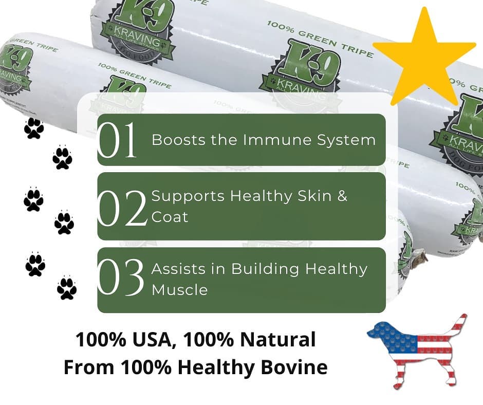 K-9 Kraving 100% Green Tripe