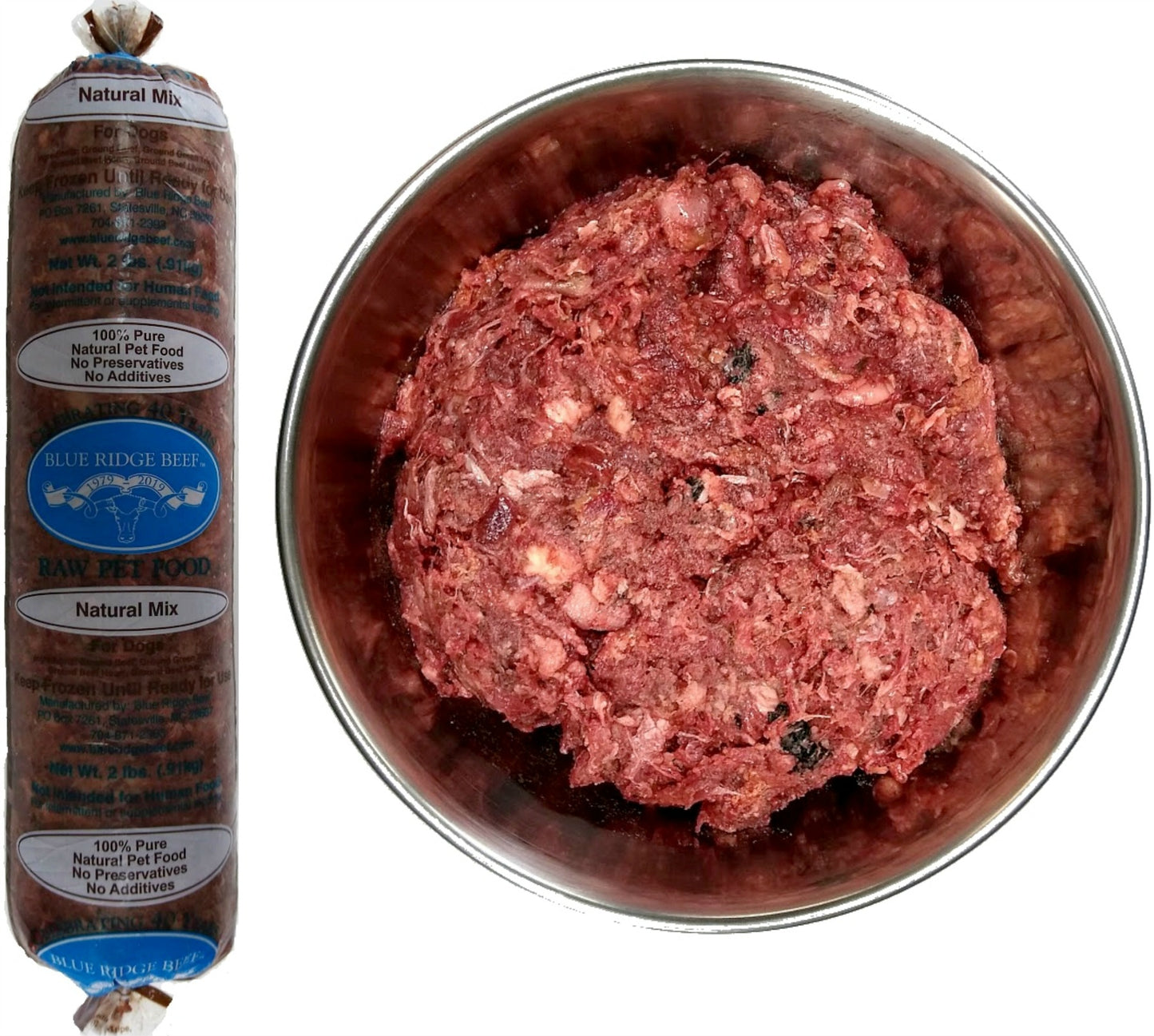 Blue Ridge Pork with Bone Dog Food
