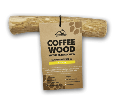 Peaks N Paws Coffee Wood Dog Chew for Dogs - Medium