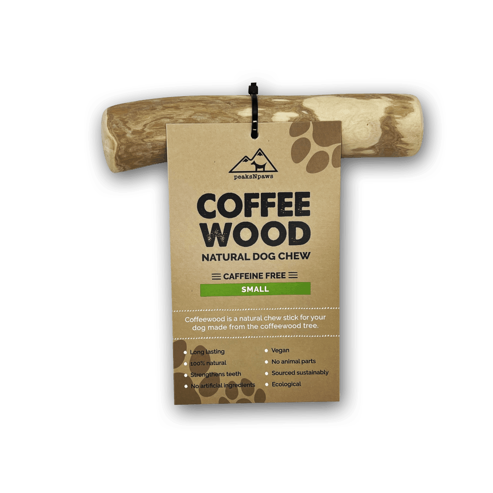Peaks N Paws Coffee Wood Dog Chew for Dogs - Medium