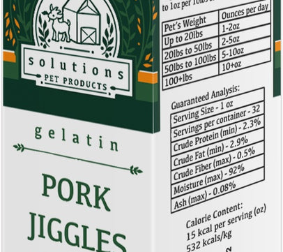 Solutions Pet Pork Jiggles