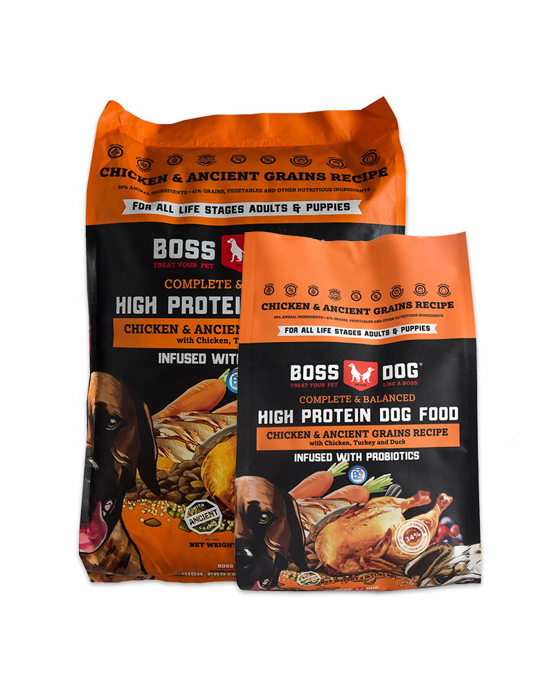 Boss Dog High Protein Kibble For Dogs - Chicken & Ancient Grain