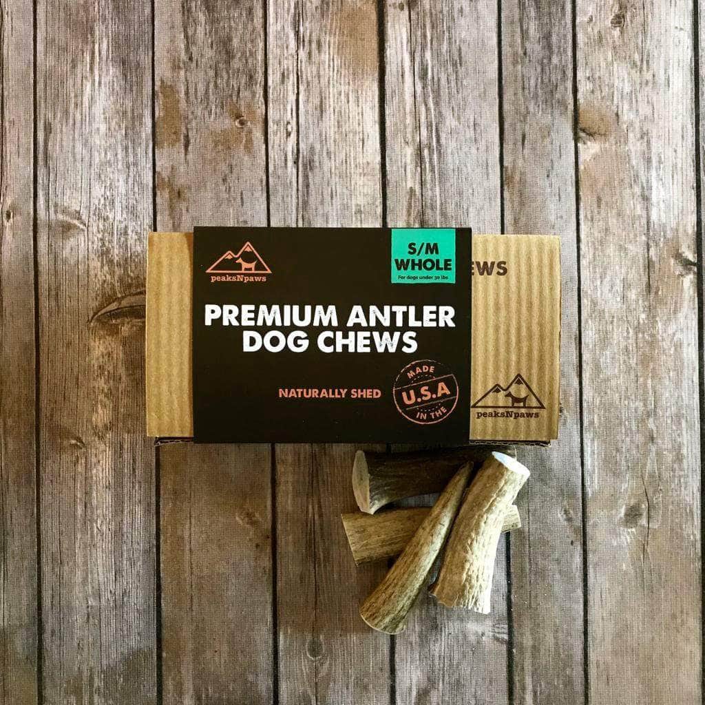 Peaks N Paws Whole Antler Dog Chews - Small