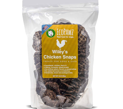 Ecopawz - Wiley’s Chicken Snaps - 4 oz. Bag