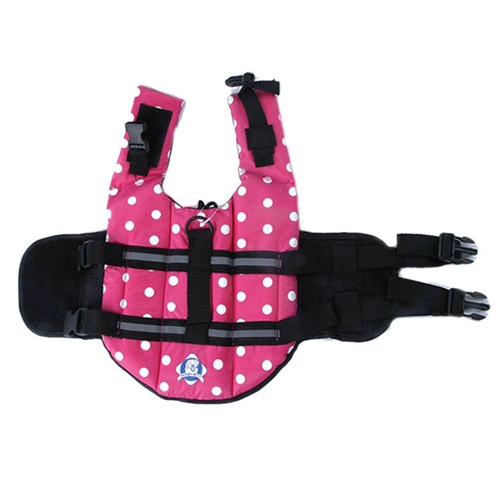 Paws Aboard Pink Polka Dot Dog Life Jacket (Fido Pet)