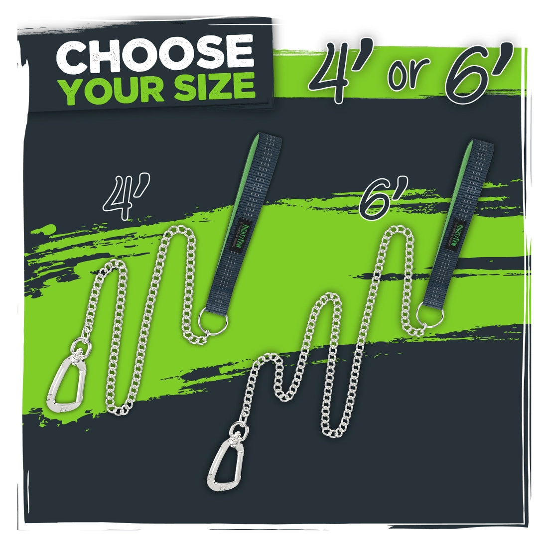 Mighty Paw Chain Dog Leash - 6ft