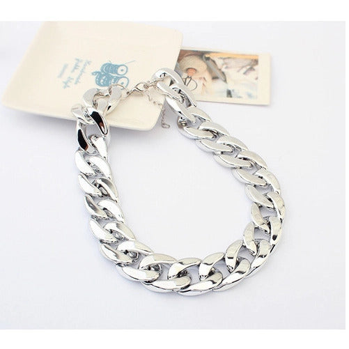 Thick Gold Chain Pets Safety Collar (Adjustable Length)