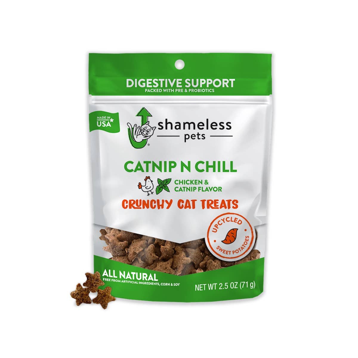 Shameless Pets - Catnip N Chill Crunchy Cat Treats