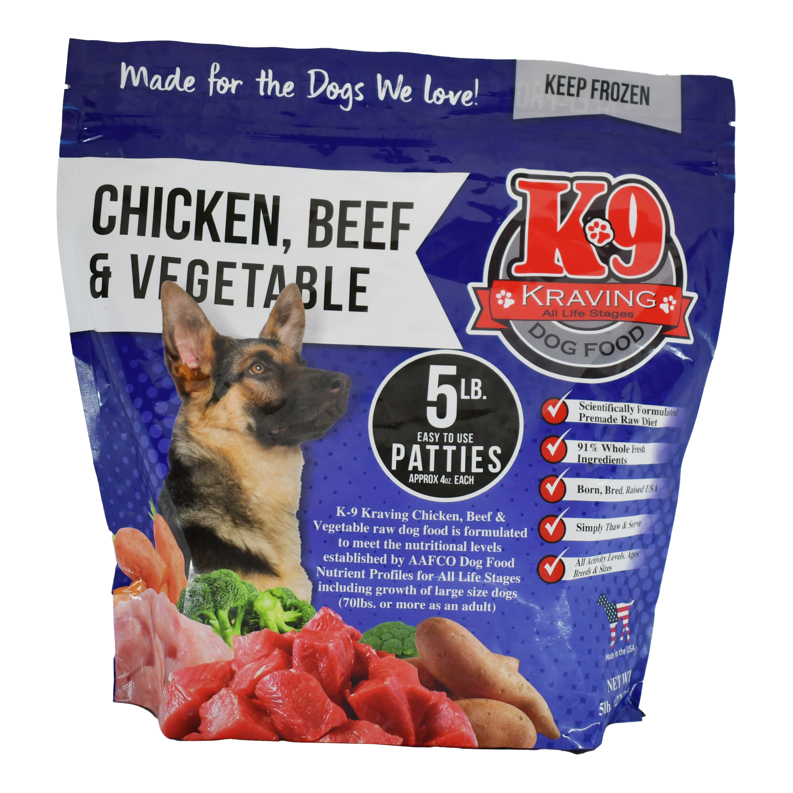 K-9 Kraving Chicken, Beef &amp; Vegetable