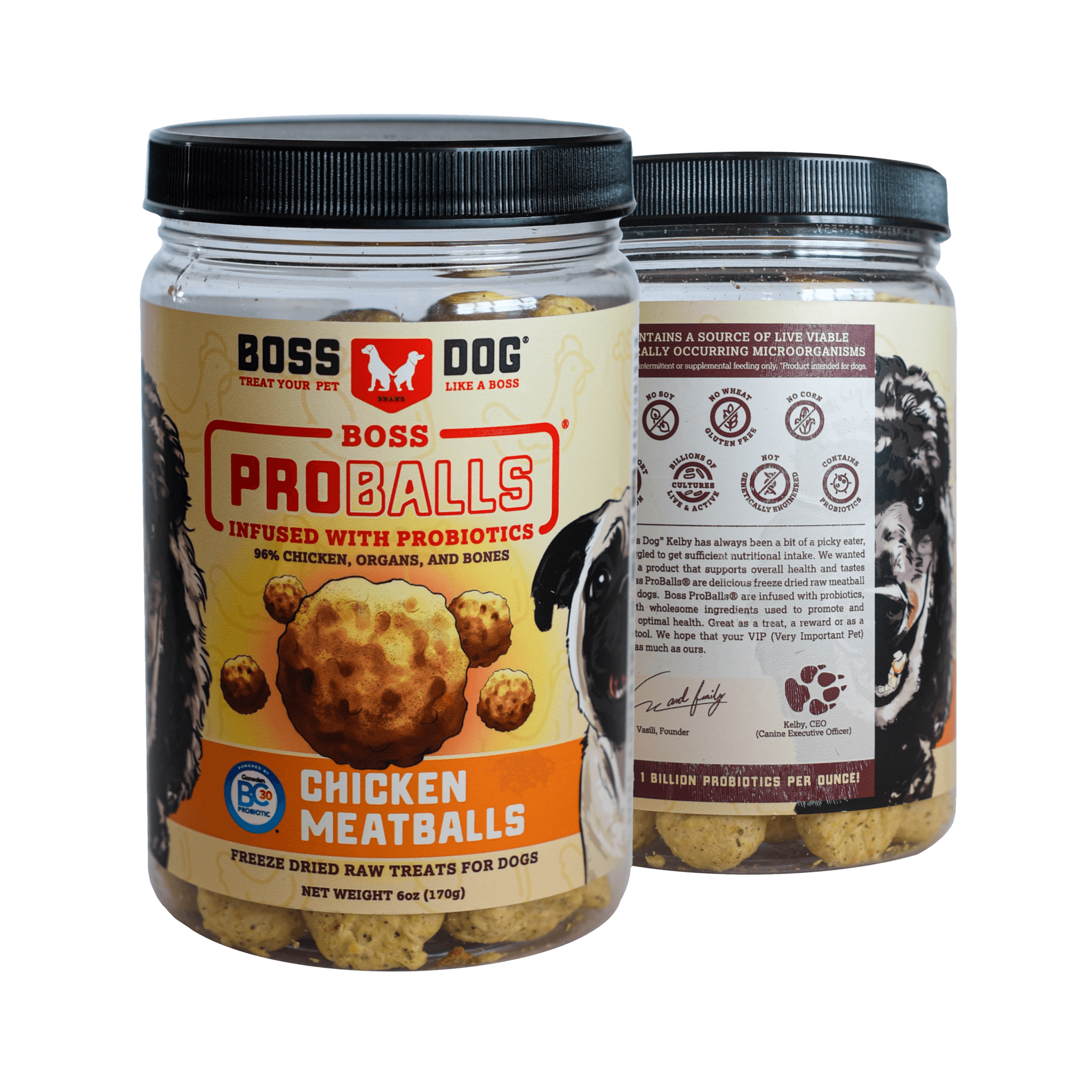 Boss Dog Proballs Freeze Dried Chicken Meatballs Dog Treat