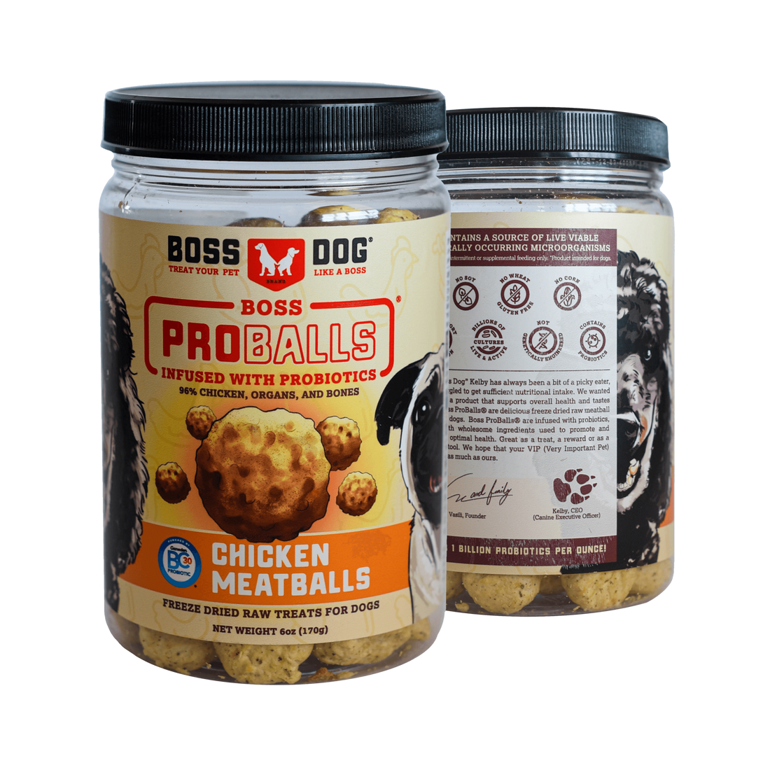 Boss Dog Proballs Freeze Dried Chicken Meatballs Dog Treat