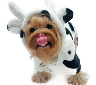 Ultra Plush Moo Cow Hooded Pajamas